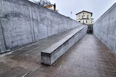 Tunel pod torami w Dobiegniewie